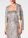 SEQUIN CARDIGAN AND DRESS SET