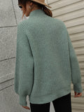 RIB KNIT PULLOVER SWEATER