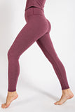 RIB BRUSHED HI WAIST FULL YOGA PANTS