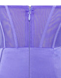 GISELLE PURPLE LINED CORSET GOWN