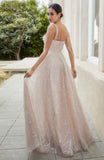 PEARL CRYSTAL STRAP BALL GOWN