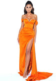 ROBE ORANGE CHÉRIE