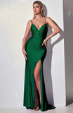 STRETCH JERSEY STONE GOWN