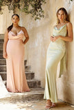 JADE SATIN GOWN