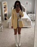 YELLOW BLAZER