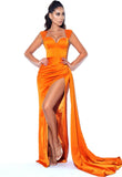 ROBE ORANGE CHÉRIE