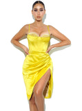 CRYSTAL LEMON DRESS