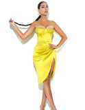 CRYSTAL LEMON DRESS