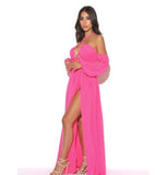 HOT PINK MAXI DRESS