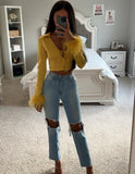 FEATHER TRIM SATIN TOP