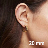 20MM GOLD HOOPS