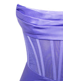 GISELLE PURPLE LINED CORSET GOWN