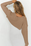 RIBBED SHOULDER SHRUG