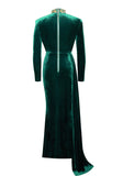 EMERALD VELVET GOWN