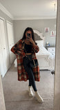 PLAID LONG SHACKET