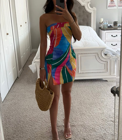 TWISTER MINI DRESS