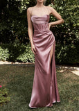 MAUVE CORSET GOWN