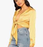 CINDERELLA SATIN TOP