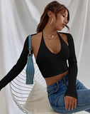 HALTER SHRUG TOP SET