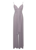 PURPLE METALLIC JUMPSUIT