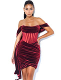 BELLA VELVET DRESS