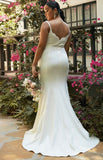 STRETCH FITTED PONTE BRIDAL GOWN