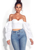 RUFFLE SLEEVE TOP