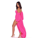 HOT PINK MAXI DRESS