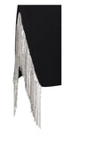 FRINGE DIAMOND BLAZER MINI DRESS