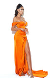 ROBE ORANGE CHÉRIE