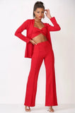 RED BLAZER SET