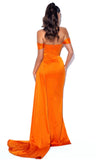 ROBE ORANGE CHÉRIE