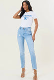 STRAIGHT LEG JEANS