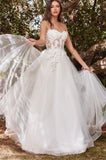 LACE LAYERED WEDDING BALL GOWN