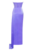 GISELLE PURPLE LINED CORSET GOWN