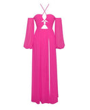 HOT PINK MAXI DRESS