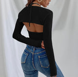 HALTER SHRUG TOP SET