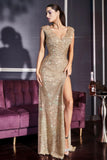 GOLD SEQUIN GOWN