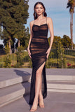 RUCHED FITTED GOWN