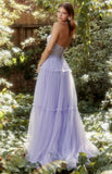 GARDEN HALTER LACE GOWN