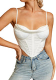 DRAPED CORSET TOP