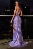 STRAPLESS GLITTER GOWN