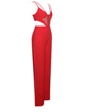 CUT OUT STRAPPY JUMPSUIT