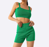 GREEN SHORTS SET