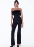 KYLIE FEATHER JUMPSUIT