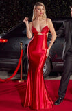 SATIN EMBELISHMENT GOWN