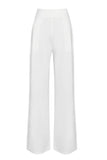 WHITE FLARE TROUSERS